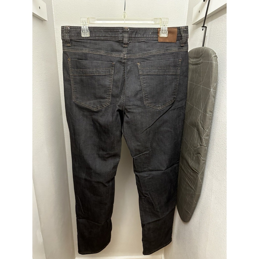 PrAna Pants Mens 35x32 Blue Slim Fit Organic Cotton Stretch Casual Jeans Outdoor - Picture 6 of 7